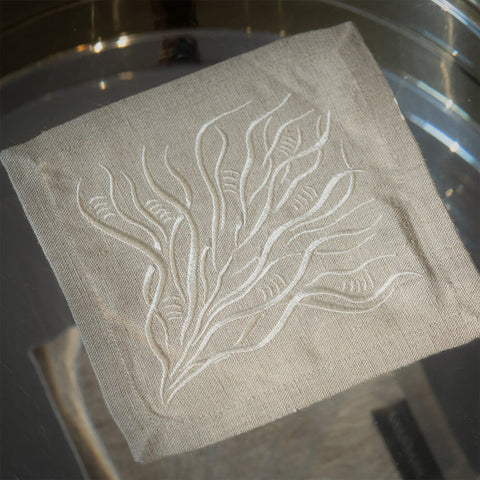 Cocktail Napkins | Branches in Salt | Set of Four