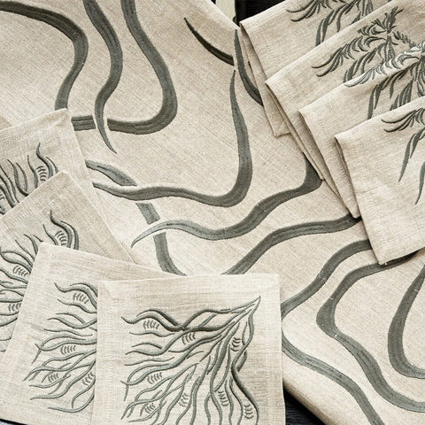 Cocktail Napkins | Branches in Canteen | Set of Four