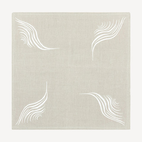 Dinner Napkin | Ripple in Salt | One